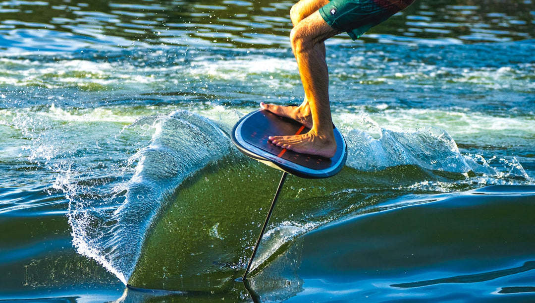 Wake Foiling on a One-Lock Foil