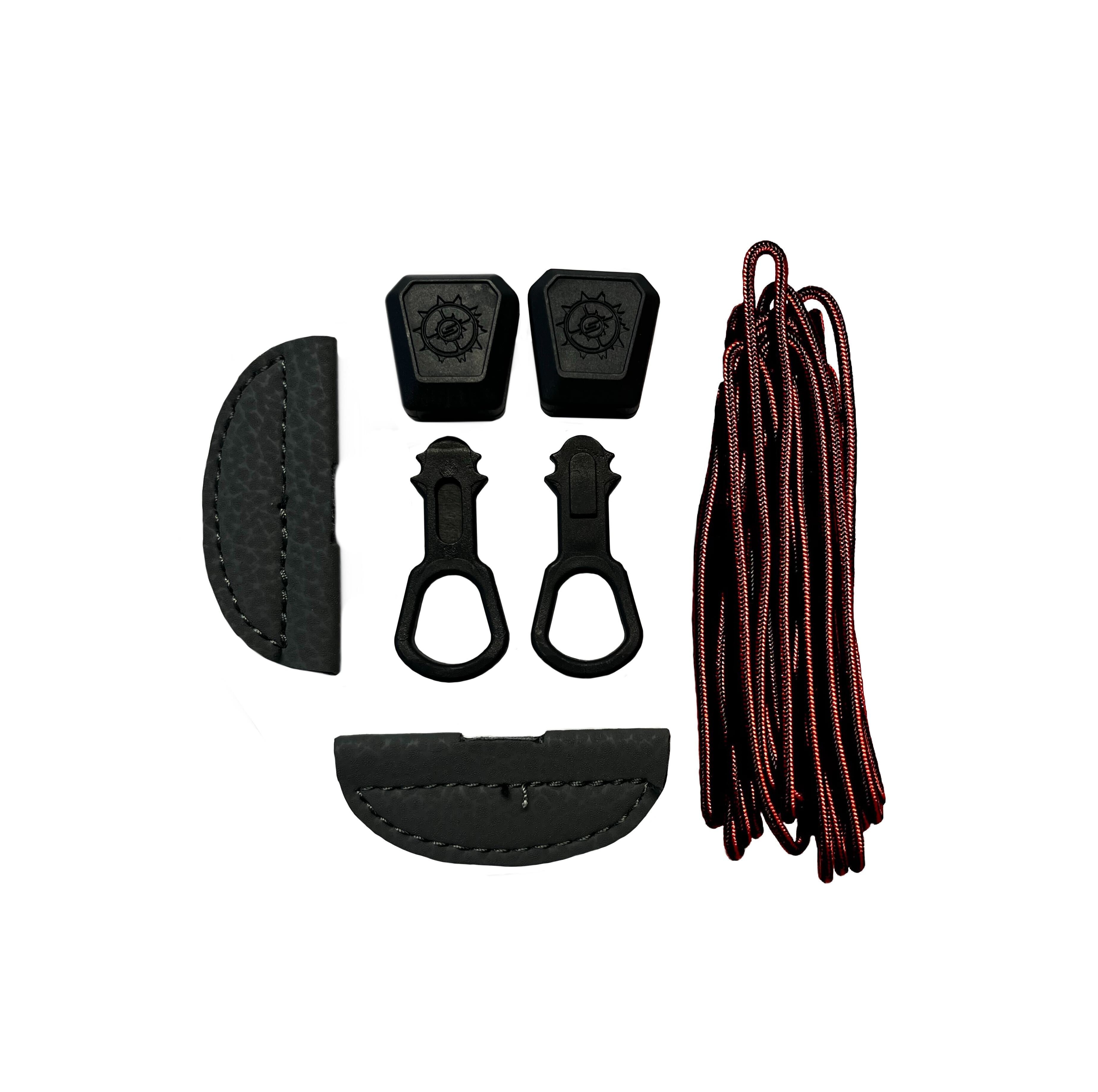 Lacets (noirs, rouges)