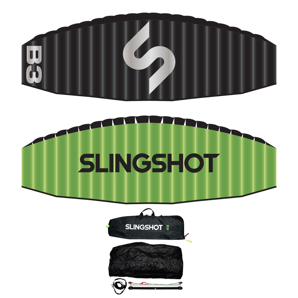 Slingshot B3 Trainer Kiteboarding and Land Ram Air Kite | Slingshot Sports