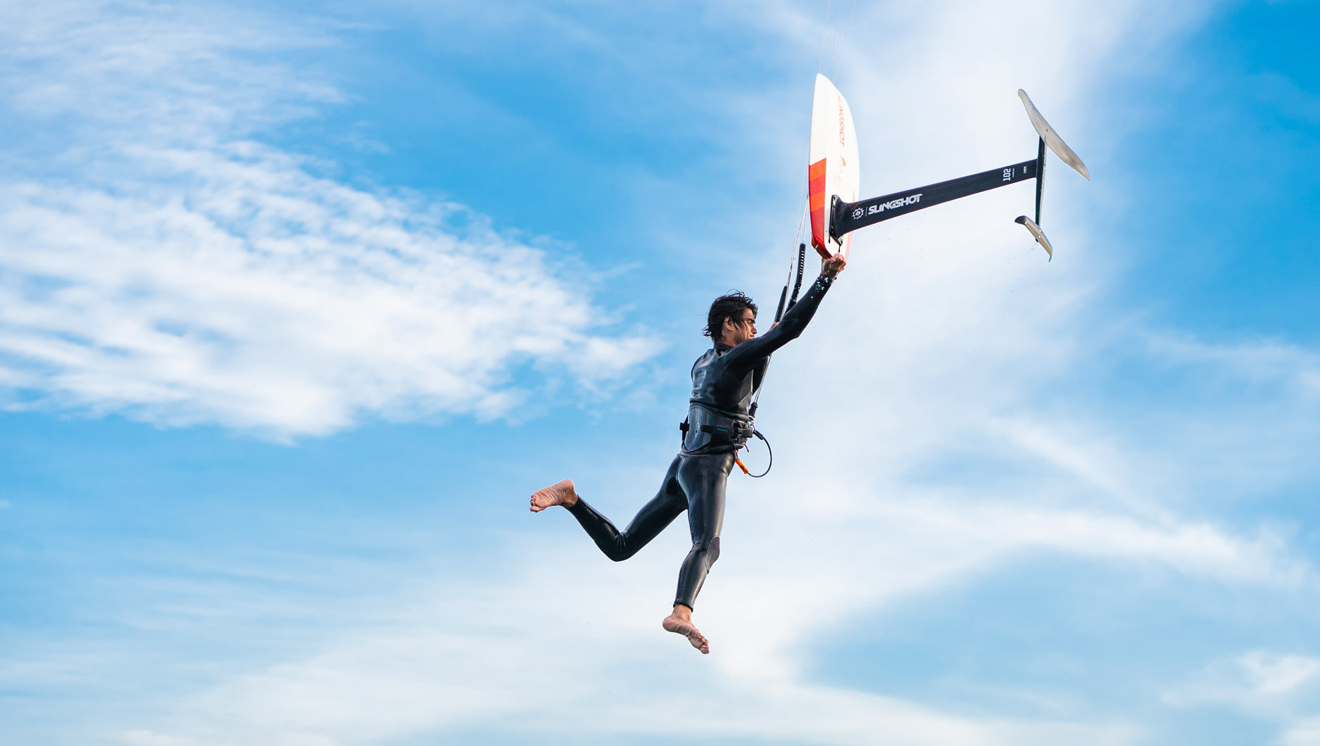 Fred Hope Jumping with the Hope Craft and a Slingshot Phantasm Foil