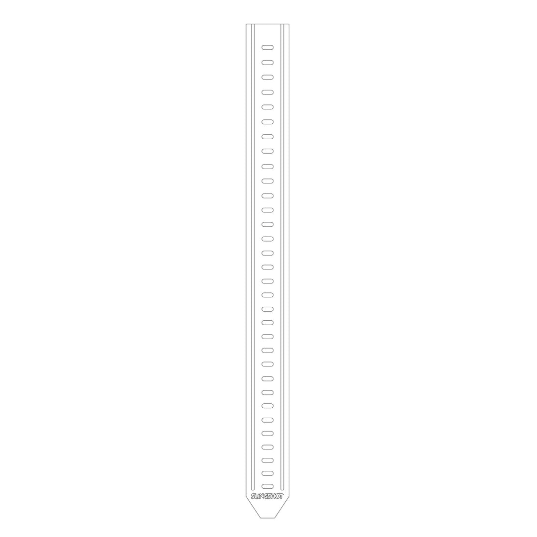 White Gummy Strap | Slingshot Sports