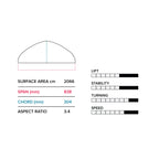 Hover Glide Infinity Wing 84cm V2Slingshot Sports