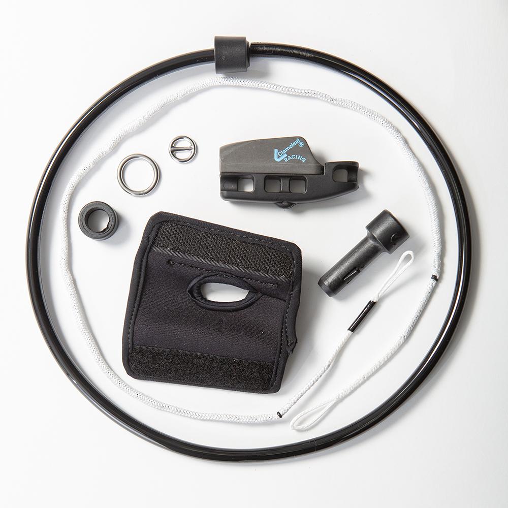 Sentry Clam Klampe Set + Flagge Linie w / TubeSlingshot Sport