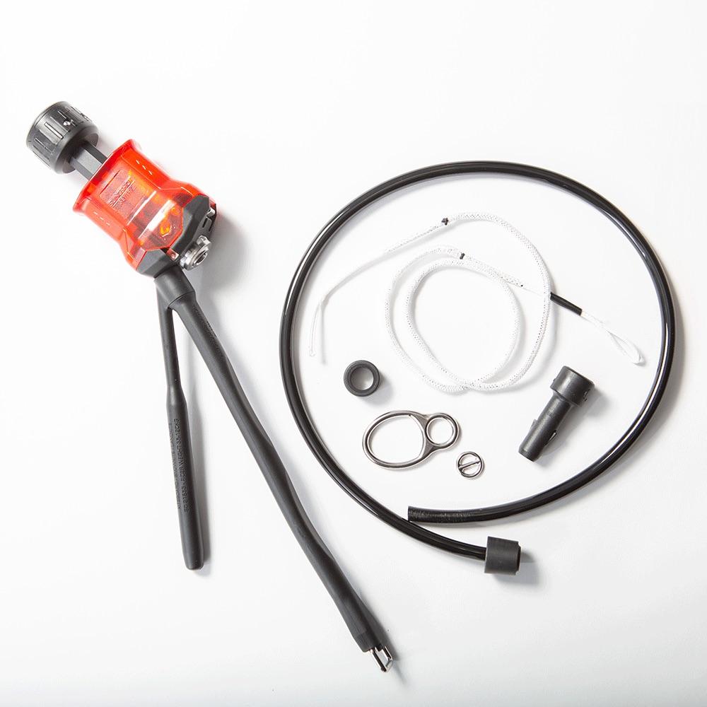 Sentry Schnellspanner komplett + Flaggenleine mit RohrSlingshot Sports