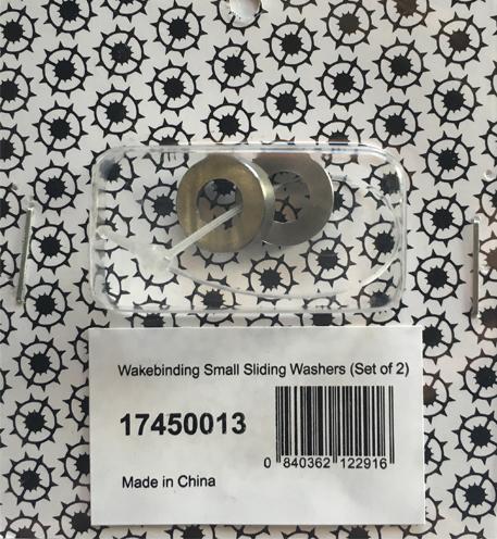 Wakebinding Small Sliding Washers (2er SetSlingshot Sports